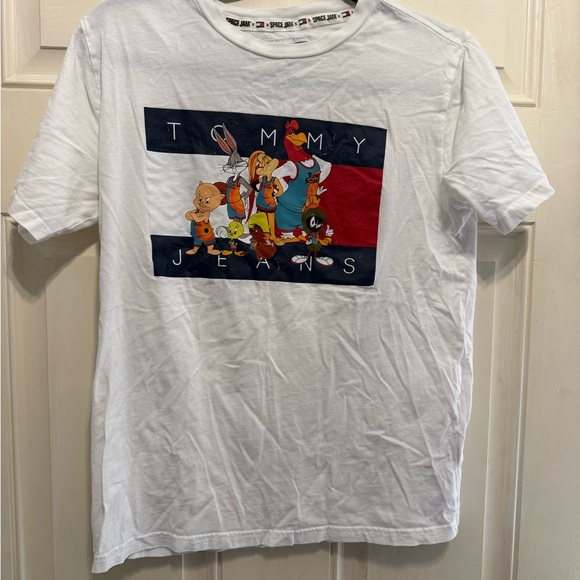 Tommy Hilfiger Other - Tommy Hilfiger Kids White Graphic Tee‎ with Cartoon Design